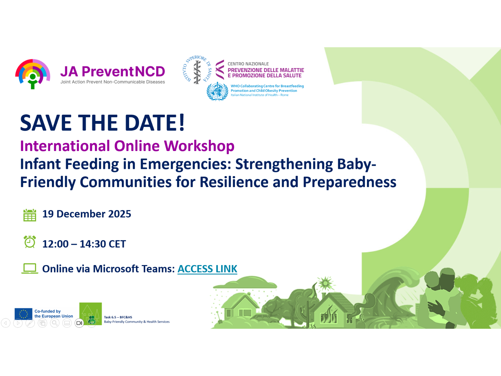 Infant Feeding in Emergencies workshop